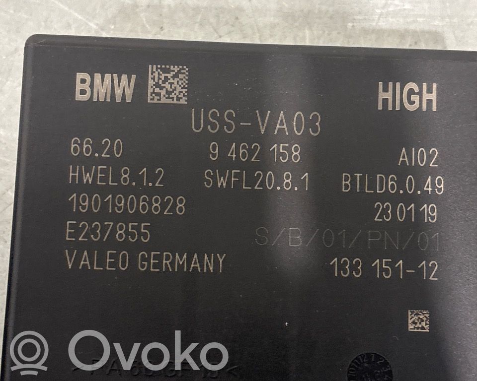 BMW 5 G30 G31 G38 Unitate/modul de comandă parcare PDC 