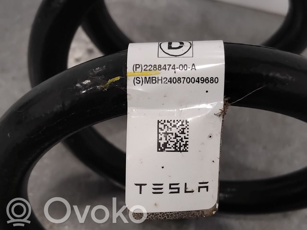 Tesla Model Y Molla elicoidale posteriore con cuscinetti in gomma