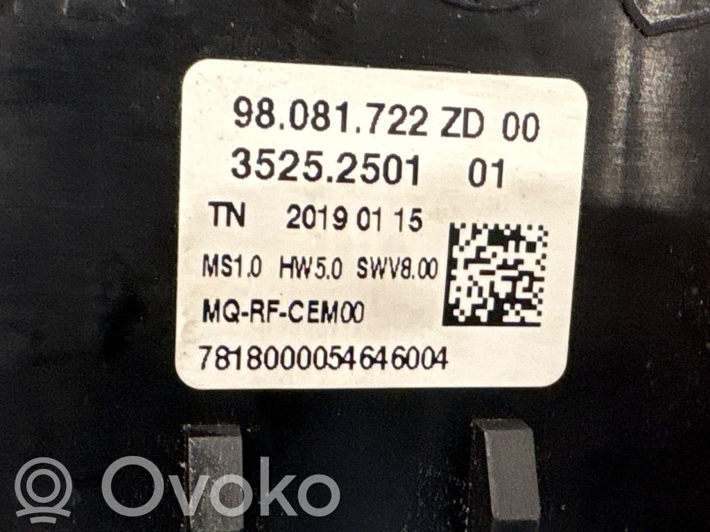 Opel Combo E Rămă unitate control climatizare 