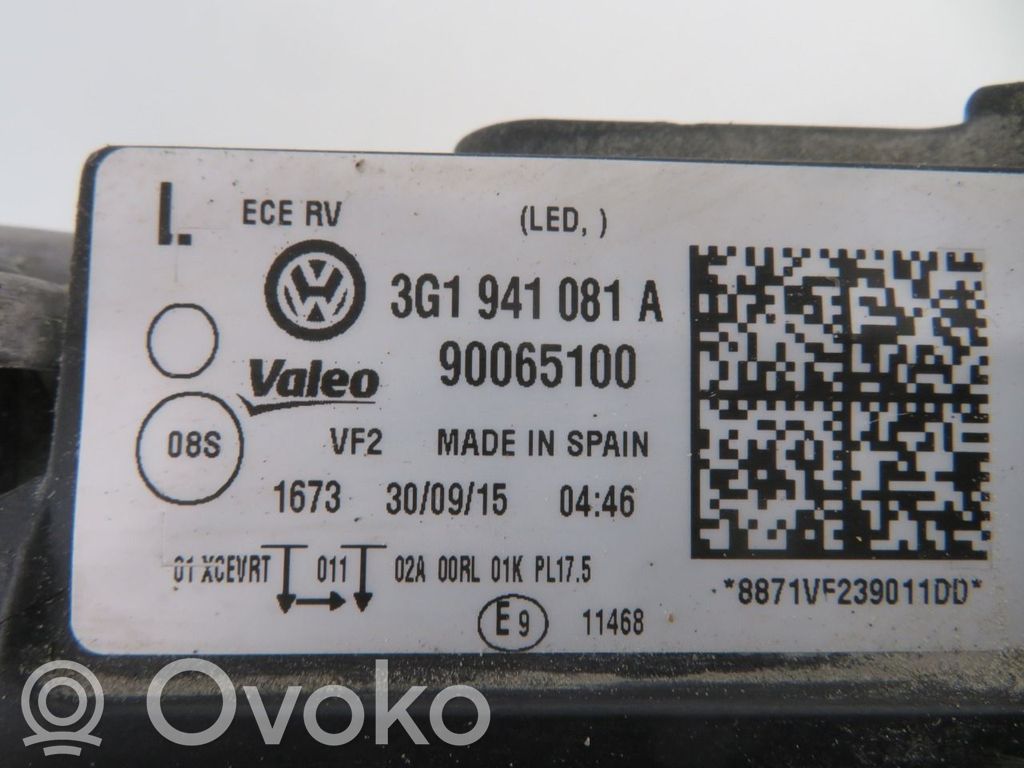 Volkswagen PASSAT B8 Phare frontale