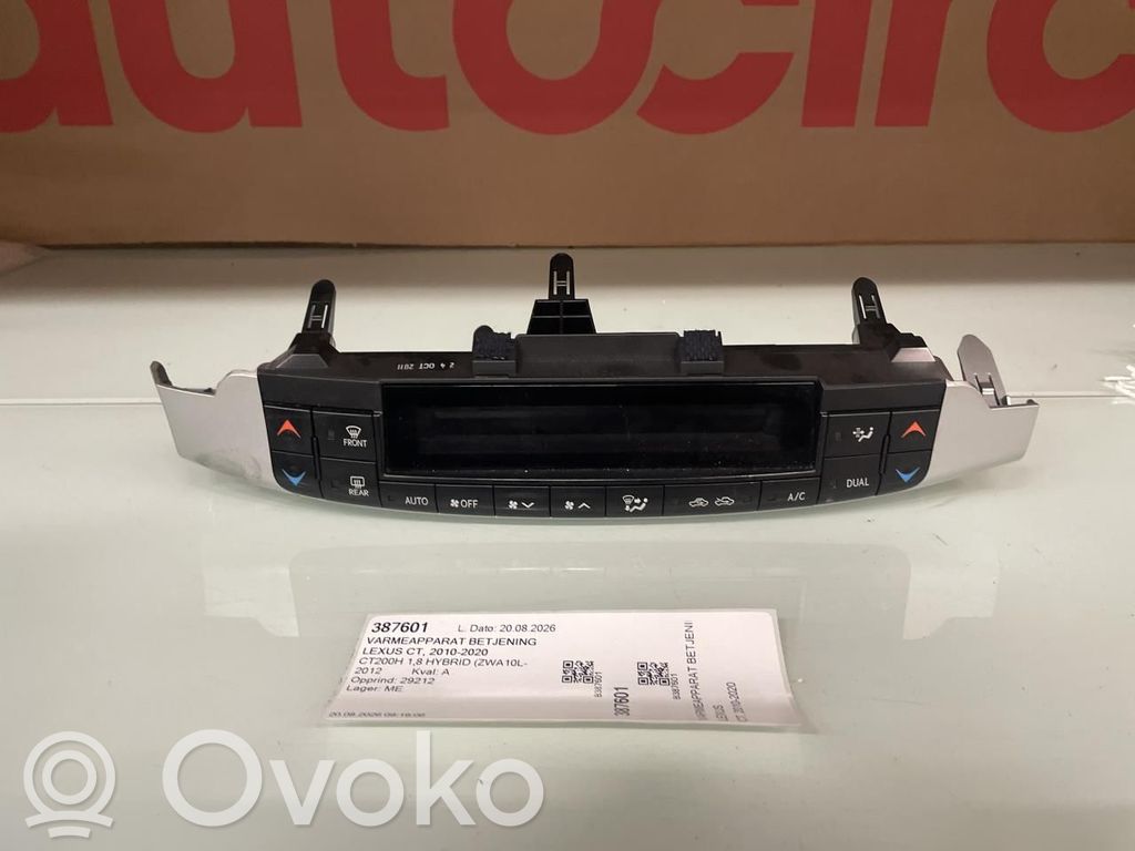 Lexus CT 200H Rămă unitate control climatizare 