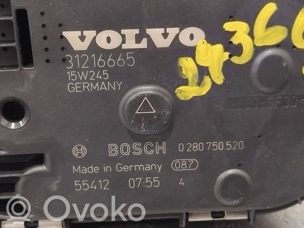 Volvo V60 Válvula de mariposa 