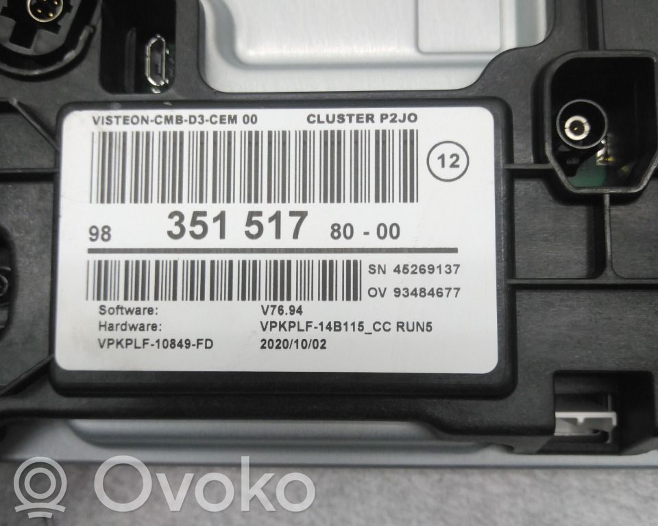 Opel Corsa F Tachimetro (quadro strumenti) 