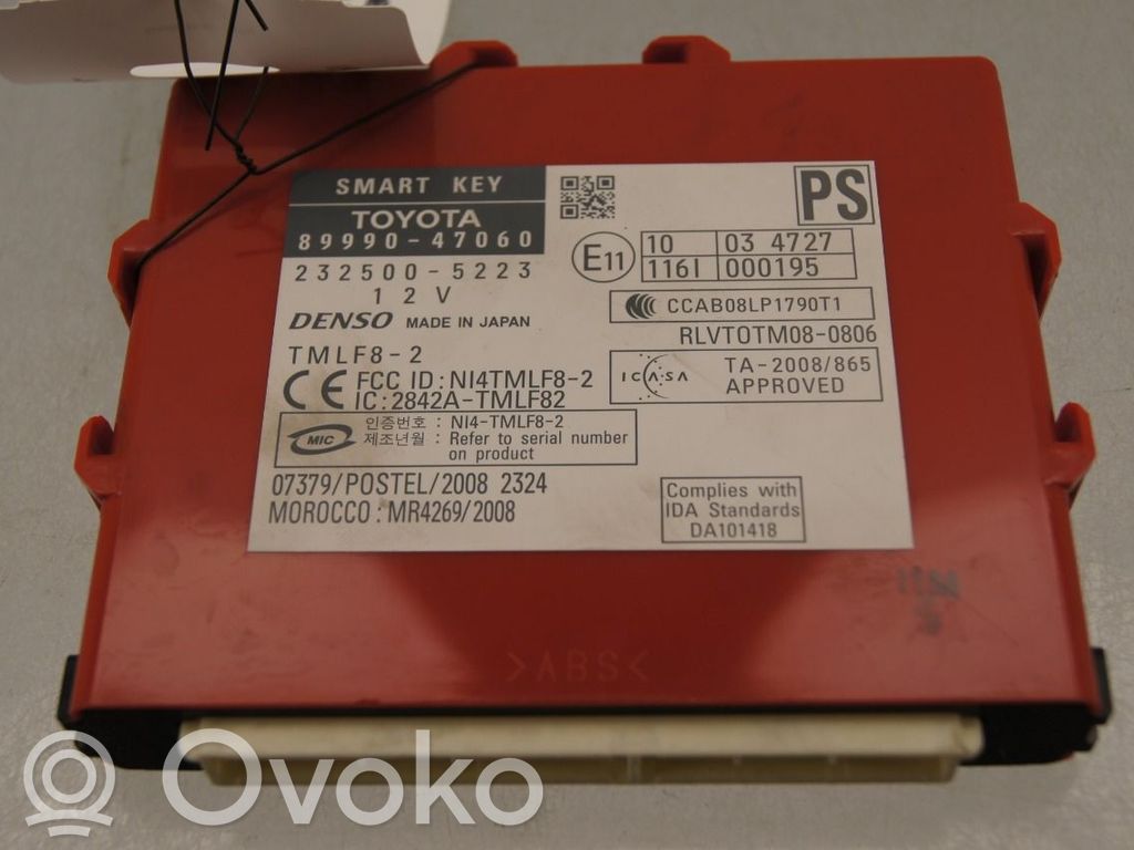 Toyota Prius (XW30) Centralina/modulo keyless go