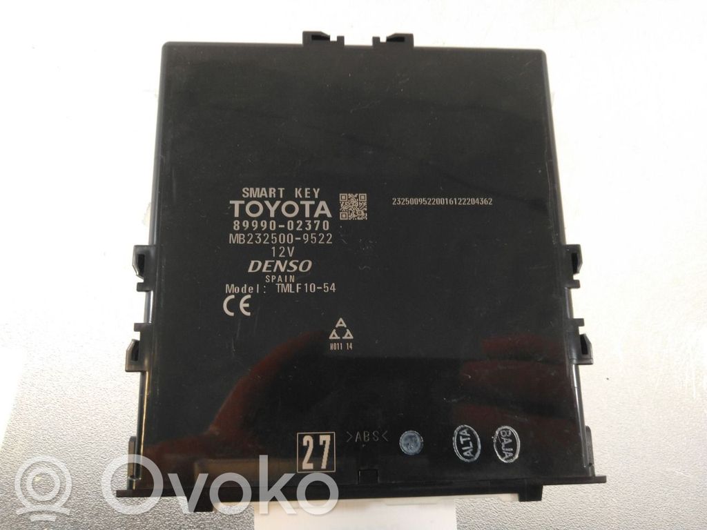 Toyota Auris E180 Centralina/modulo keyless go