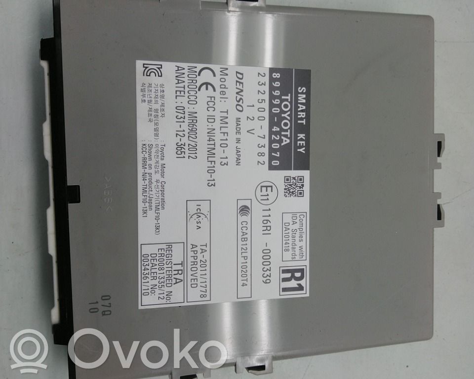 Toyota RAV 4 (XA40) Keyless Steuergerät 