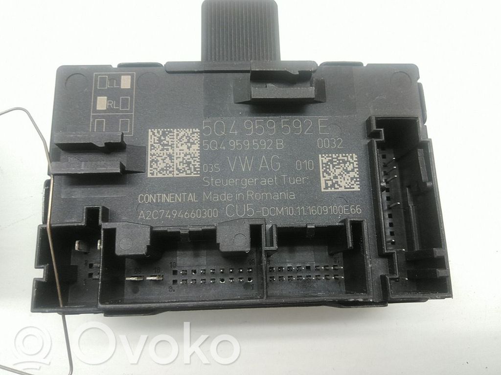 Skoda Octavia Mk3 (5E) Oven ohjainlaite/moduuli 