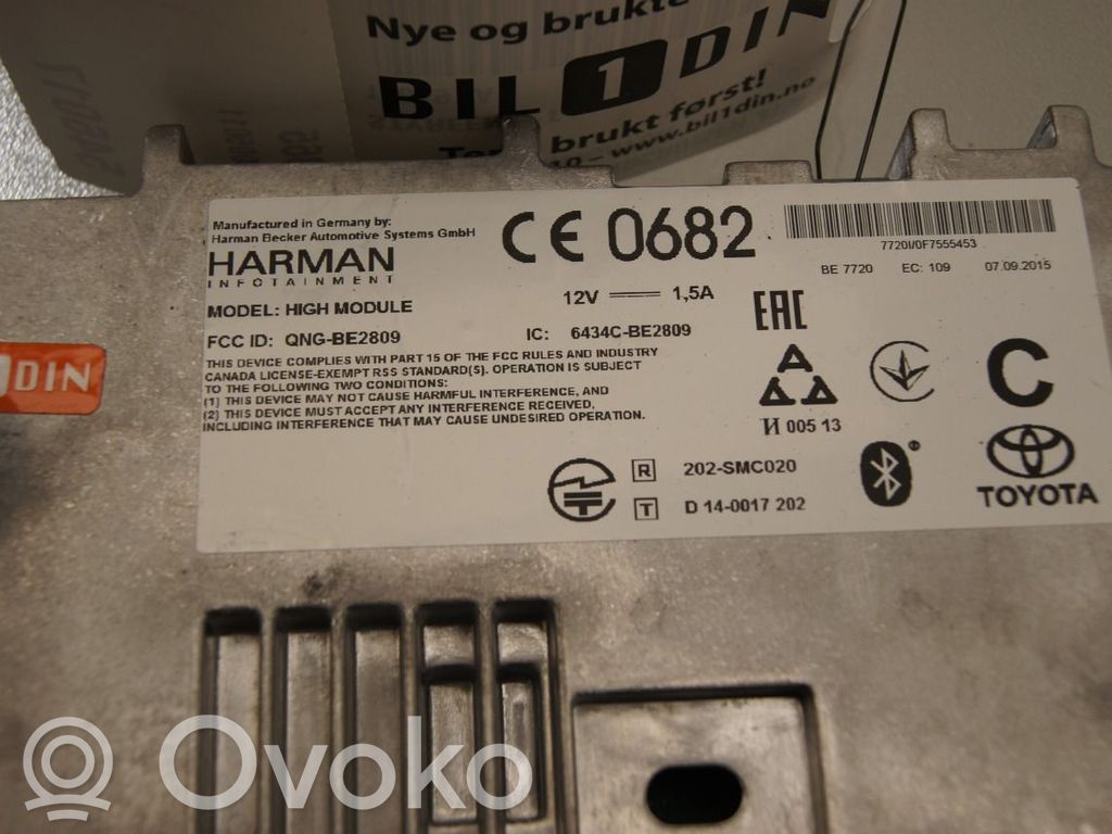 Toyota Land Cruiser (J150) Radija/ CD/DVD grotuvas/ navigacija