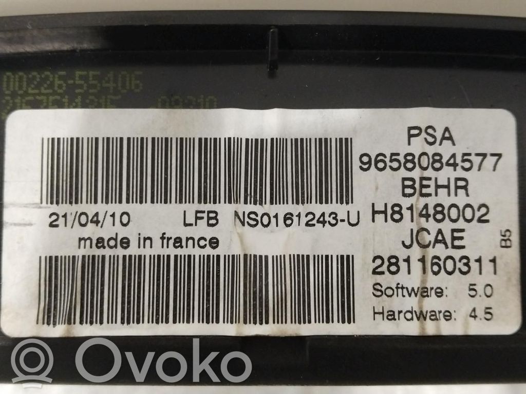 Citroen C4 I Rămă unitate control climatizare 