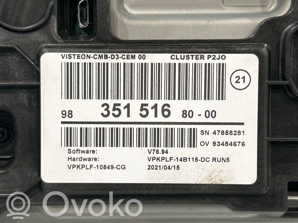 Opel Corsa F Autres pièces du tableau de bord 