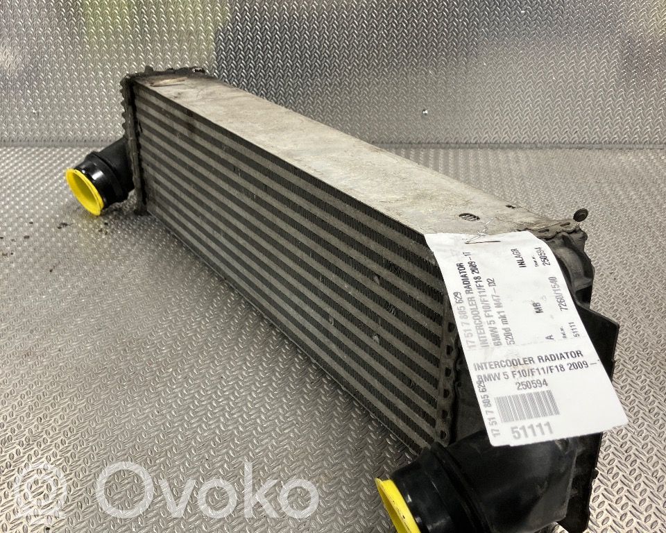 BMW 5 F10 F11 Refroidisseur intermédiaire