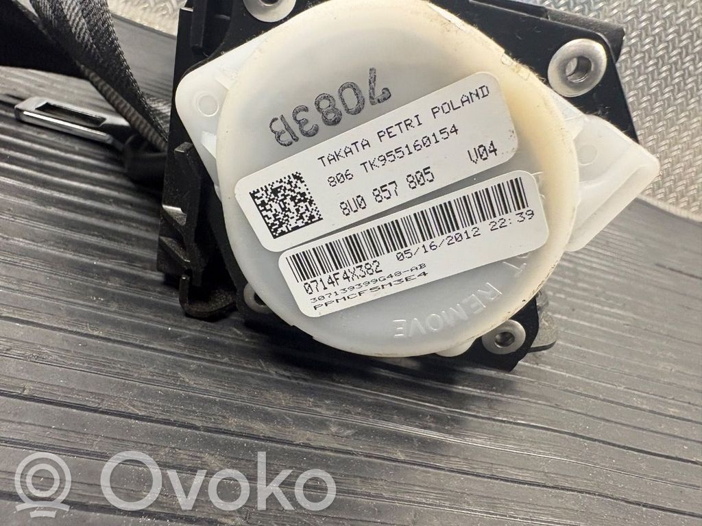 Audi Q3 8U Pas bezpieczeństwa fotela tylnego