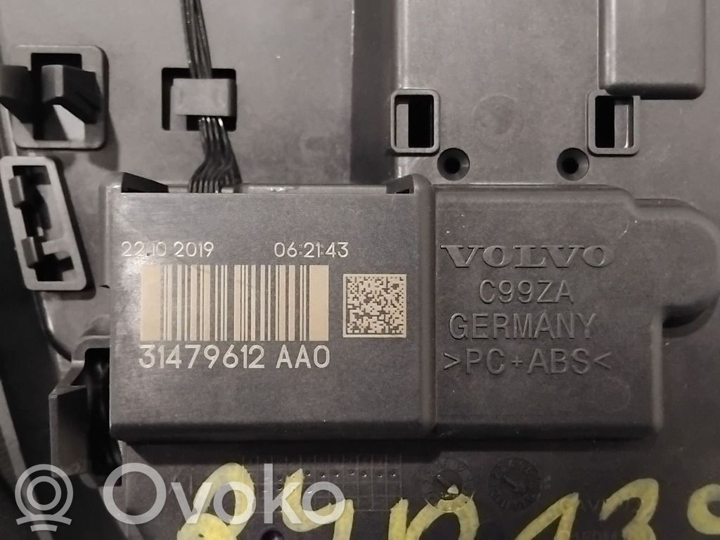 Volvo V60 Interruptor de control del panel de luces