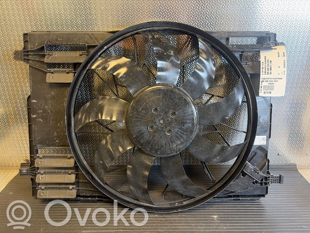 Mercedes-Benz EQB Kale ventilateur de radiateur refroidissement moteur 