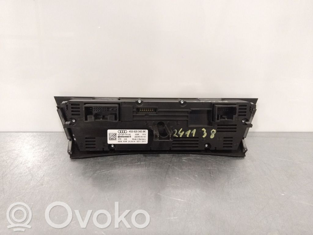 Audi A6 Allroad C7 Console centrale, commande chauffage/clim