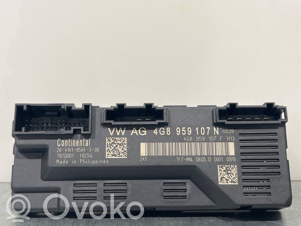 Audi A7 S7 4G Unidad de control/módulo del maletero/compartimiento de carga 