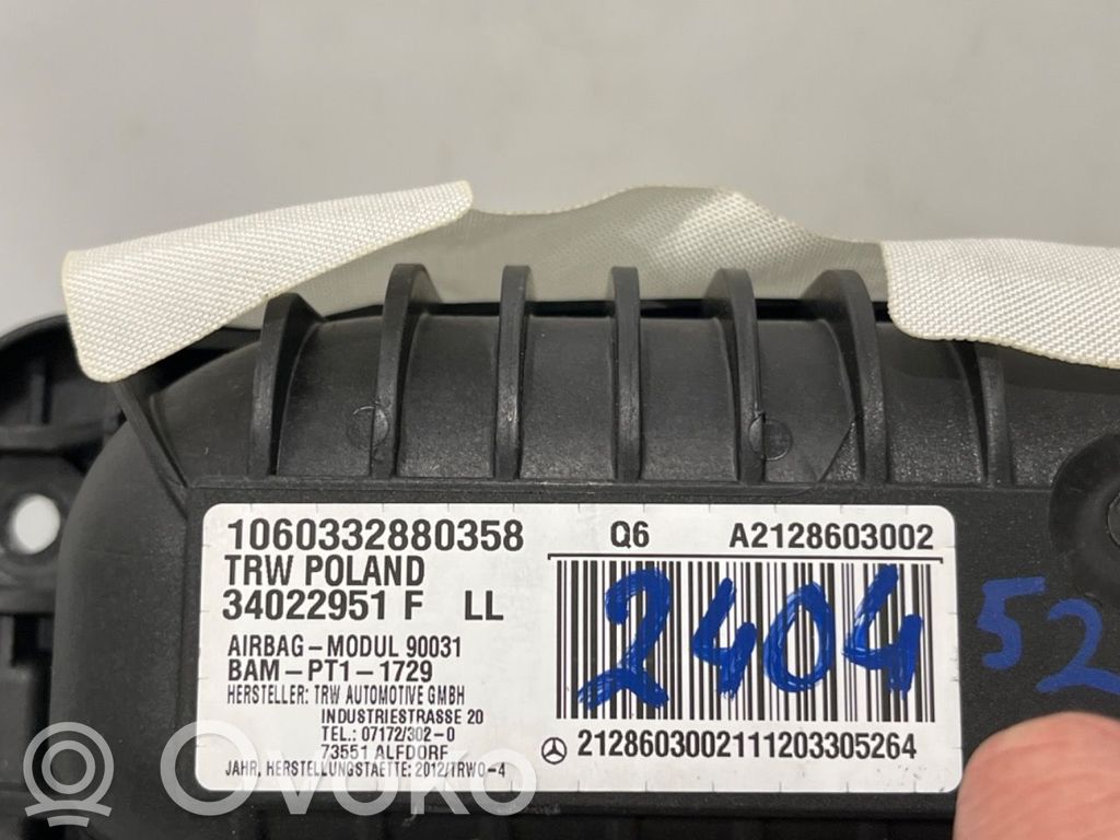 Mercedes-Benz E W212 Airbag pasager 