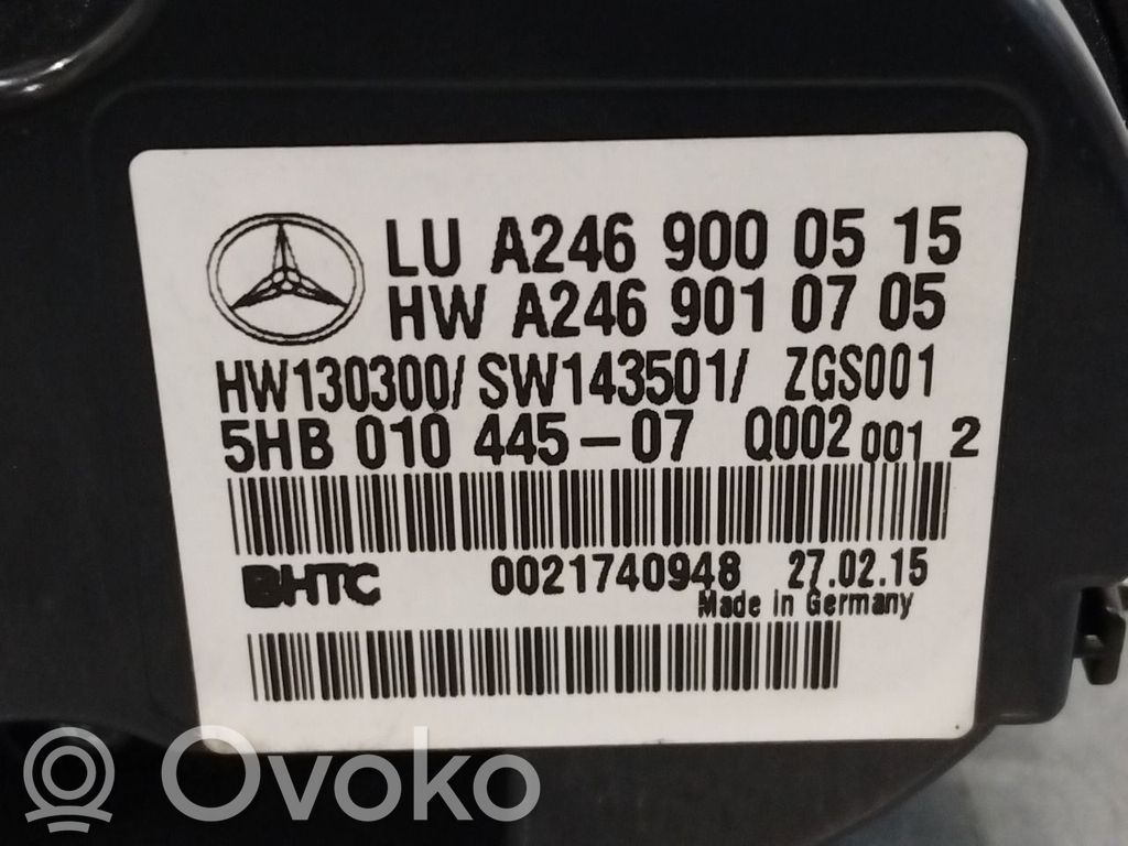 Mercedes-Benz GLA W156 X156 Console centrale, commande chauffage/clim 