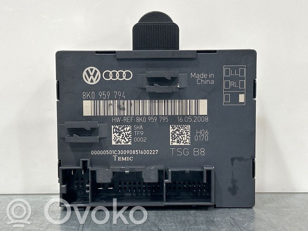 Audi A4 S4 B8 8K Sterownik / Moduł drzwi 