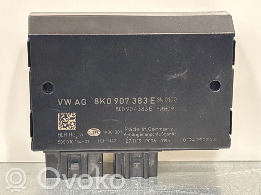 Audi A4 S4 B8 8K Module de contrôle crochet de remorque 