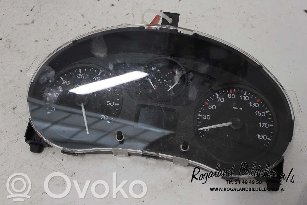 Citroen Berlingo Compteur de vitesse tableau de bord 