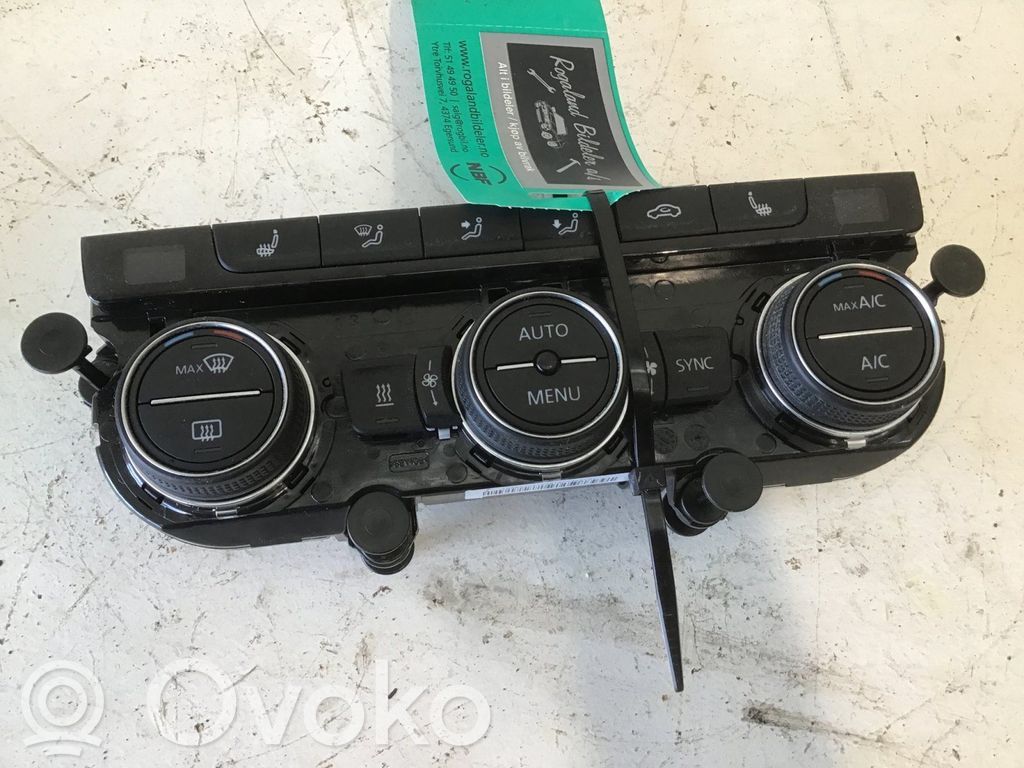 Volkswagen Golf VII Console centrale, commande chauffage/clim 