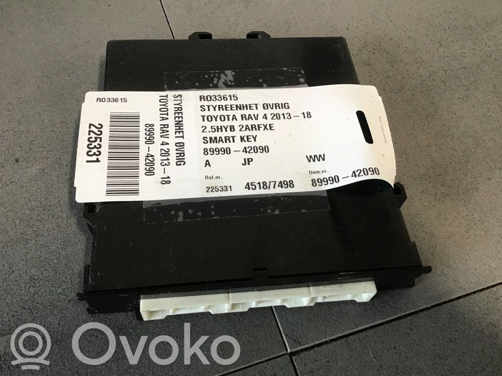 Toyota RAV 4 (XA40) Module de contrôle sans clé Go 