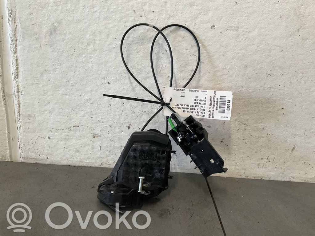 Toyota Prius (NHW20) Serrure de porte arrière 