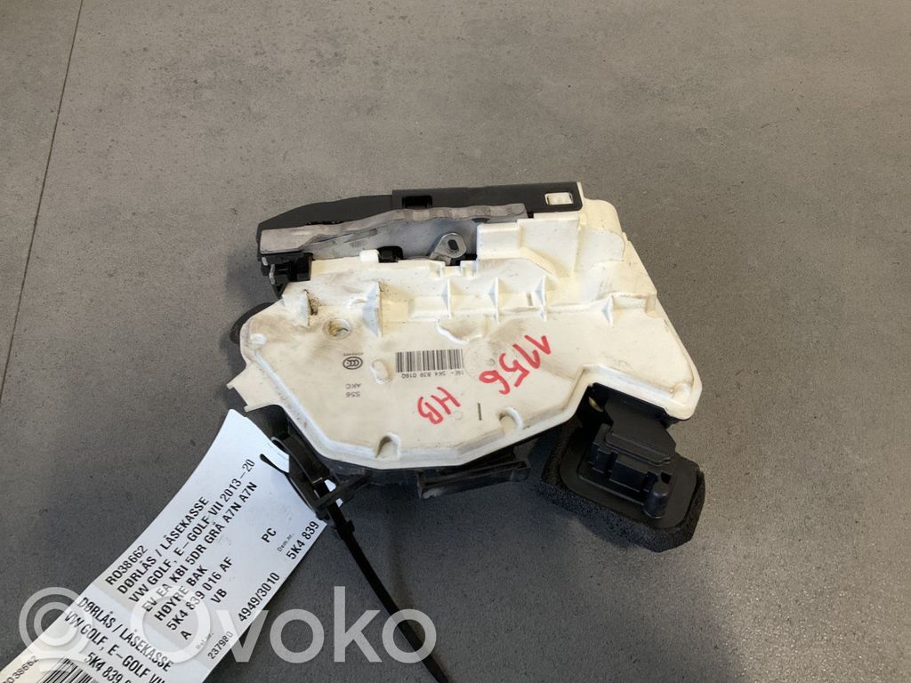 Volkswagen e-Golf Încuietoare ușă spate