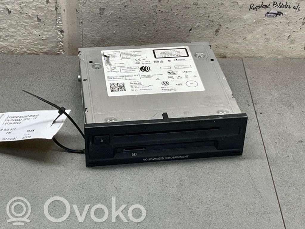 Volkswagen PASSAT B8 Kit sistem audio 