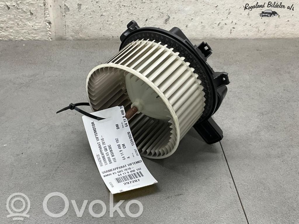 BMW X5 G05 Pulseur d'air habitacle 