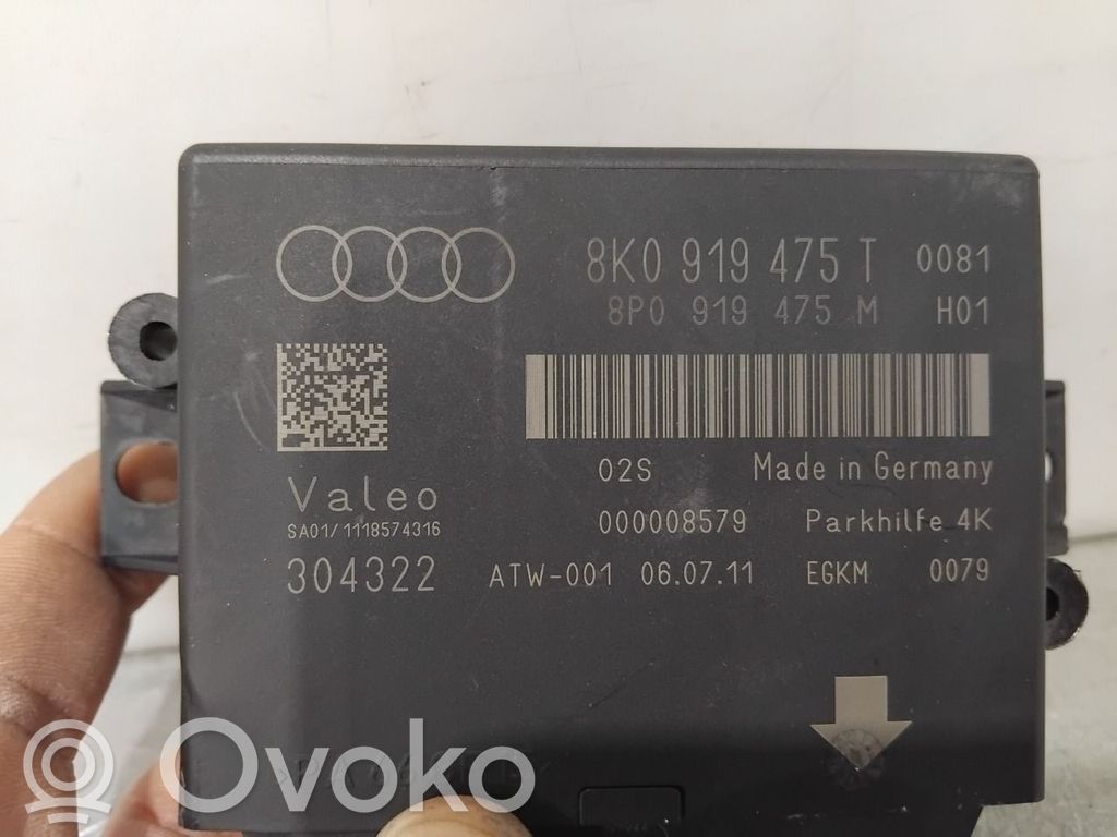Audi A4 S4 B8 8K Centralina/modulo sensori di parcheggio PDC