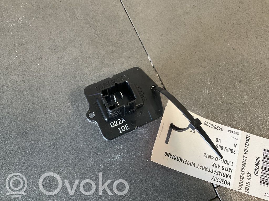 Mitsubishi ASX Lämpöpuhaltimen moottorin vastus 