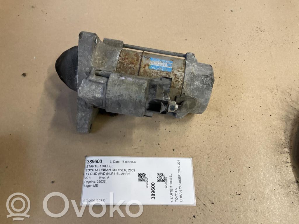 Toyota Urban Cruiser XP110 Electromotor 