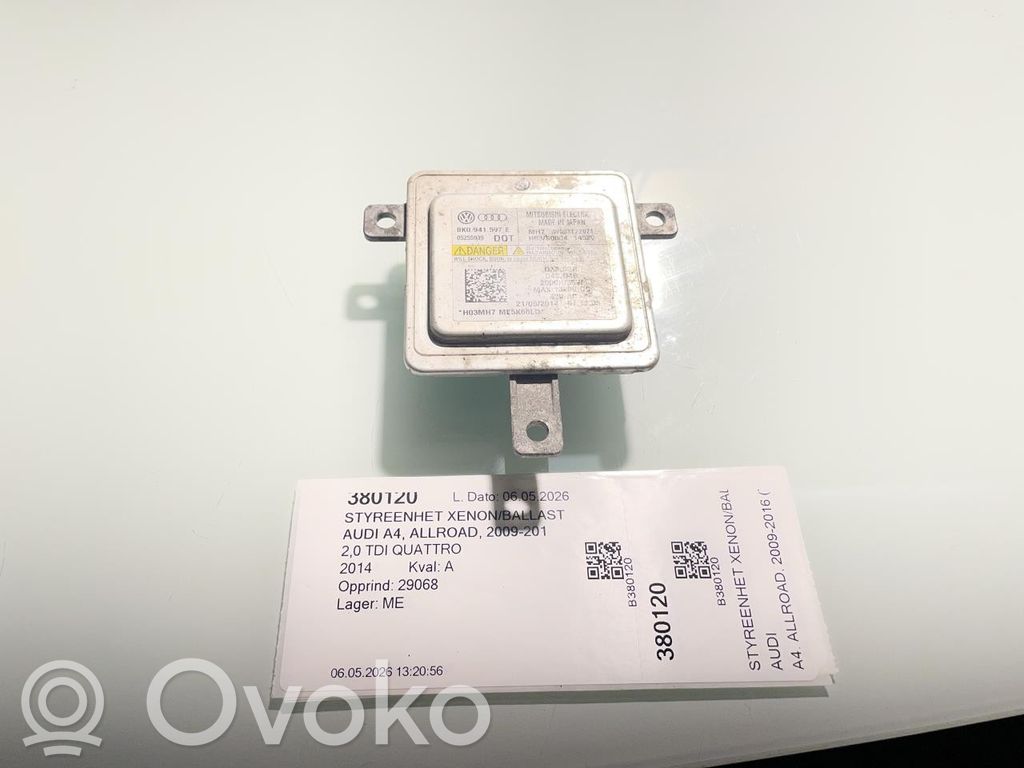Audi A4 S4 B8 8K Centralina/modulo Xenon 