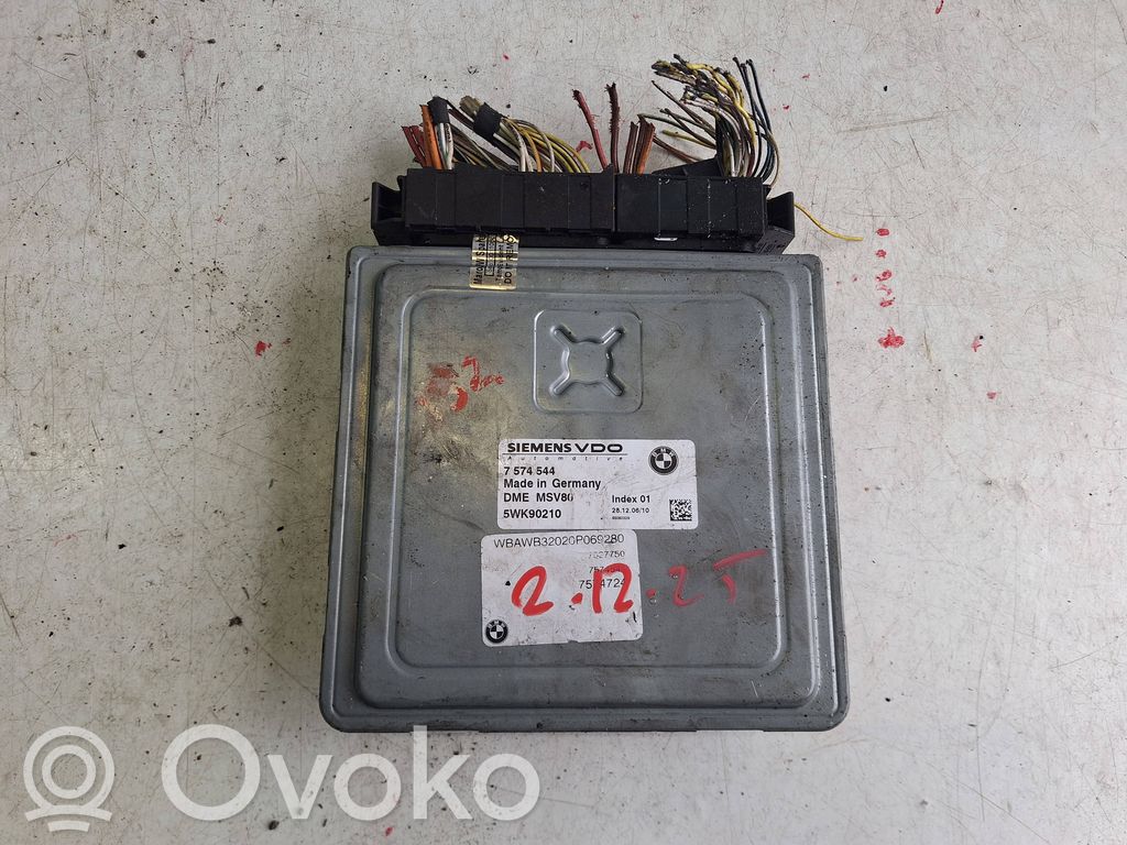 Engine control unit/module ECU   7574544,7527750,5WK90210