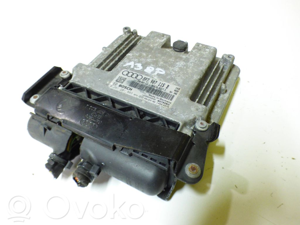 Engine control unit/module   8P7907115B,8P0907115J,0261201883