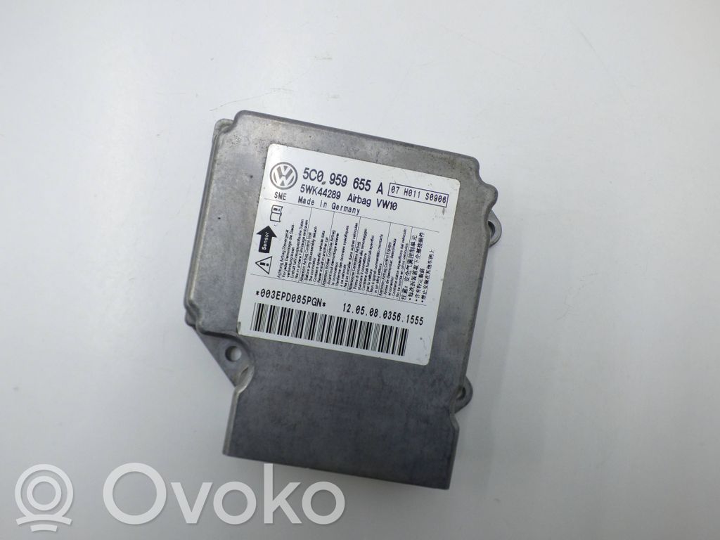 Volkswagen Golf VI Airbag control unit/module 