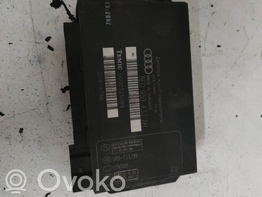Audi A4 S4 B6 8E 8H Mukavuusmoduuli 