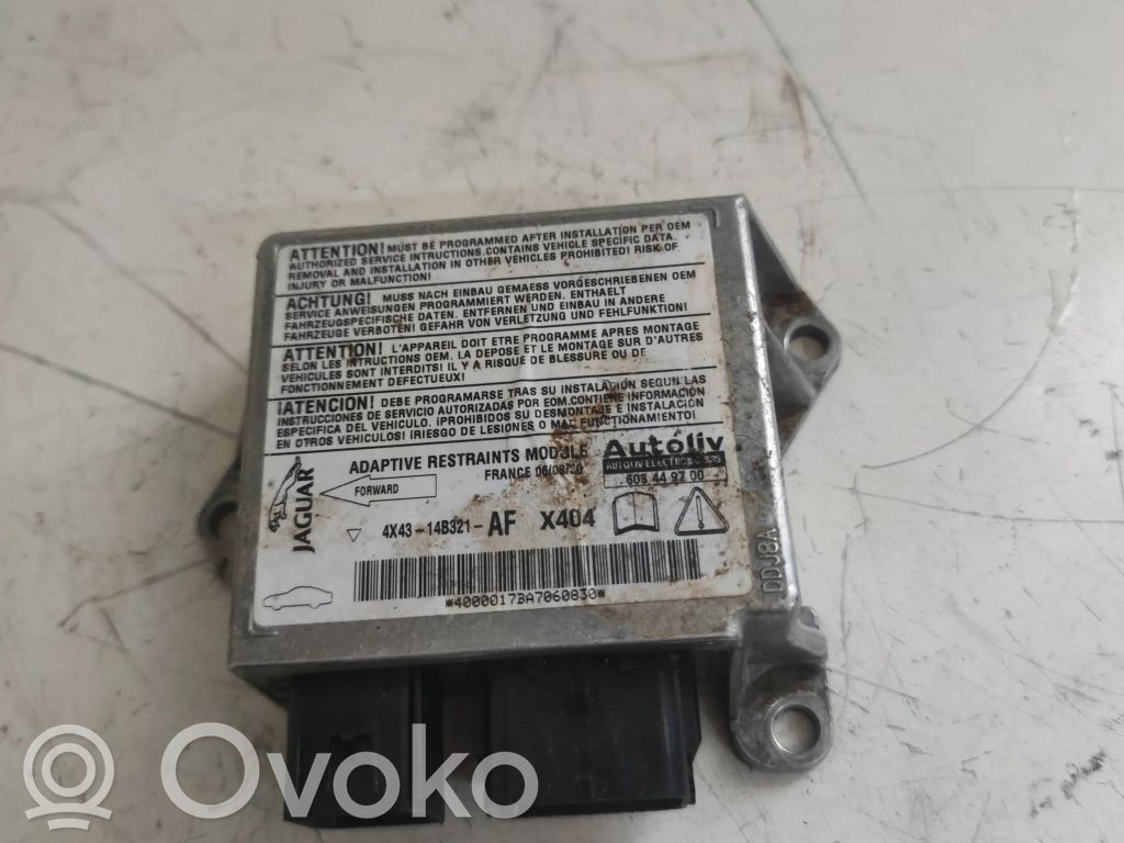 Airbag control unit/module   4X4314B321AF