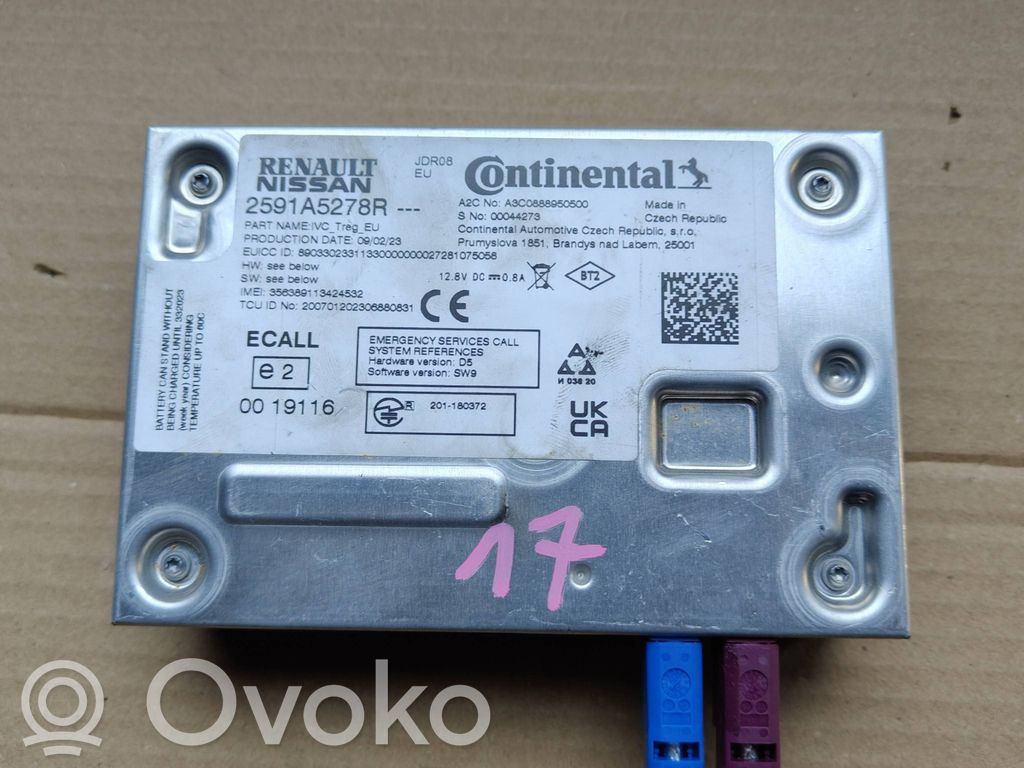Dacia Sandero III Module unité de contrôle Bluetooth 