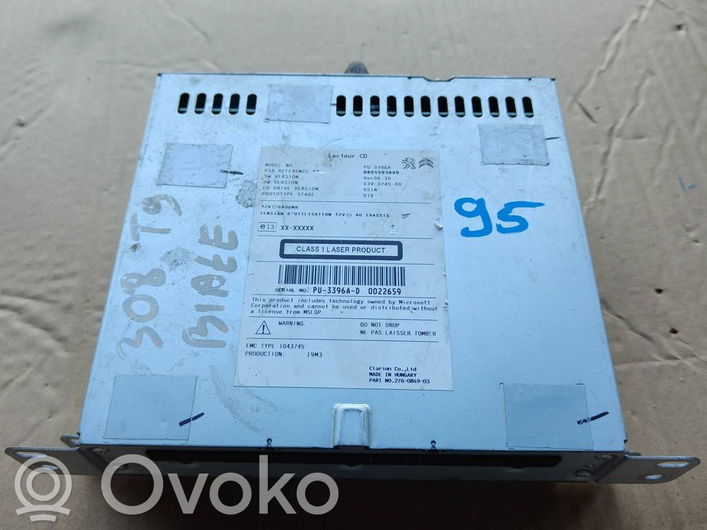Peugeot 308 Radija/ CD/DVD grotuvas/ navigacija 