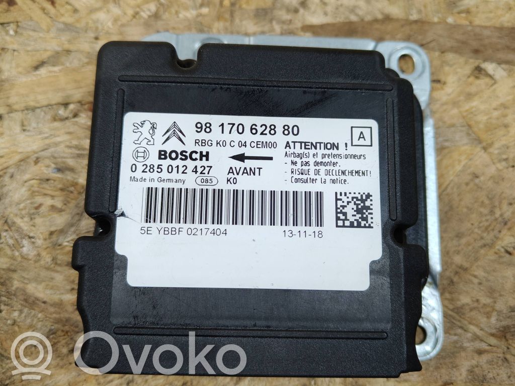 Citroen Jumpy Airbag control unit/module 
