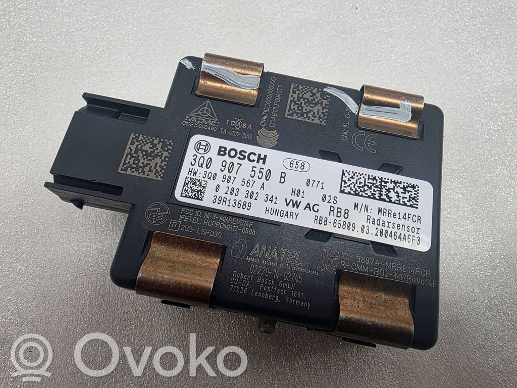 Skoda Octavia Mk3 (5E) Sensor de radar Distronic 