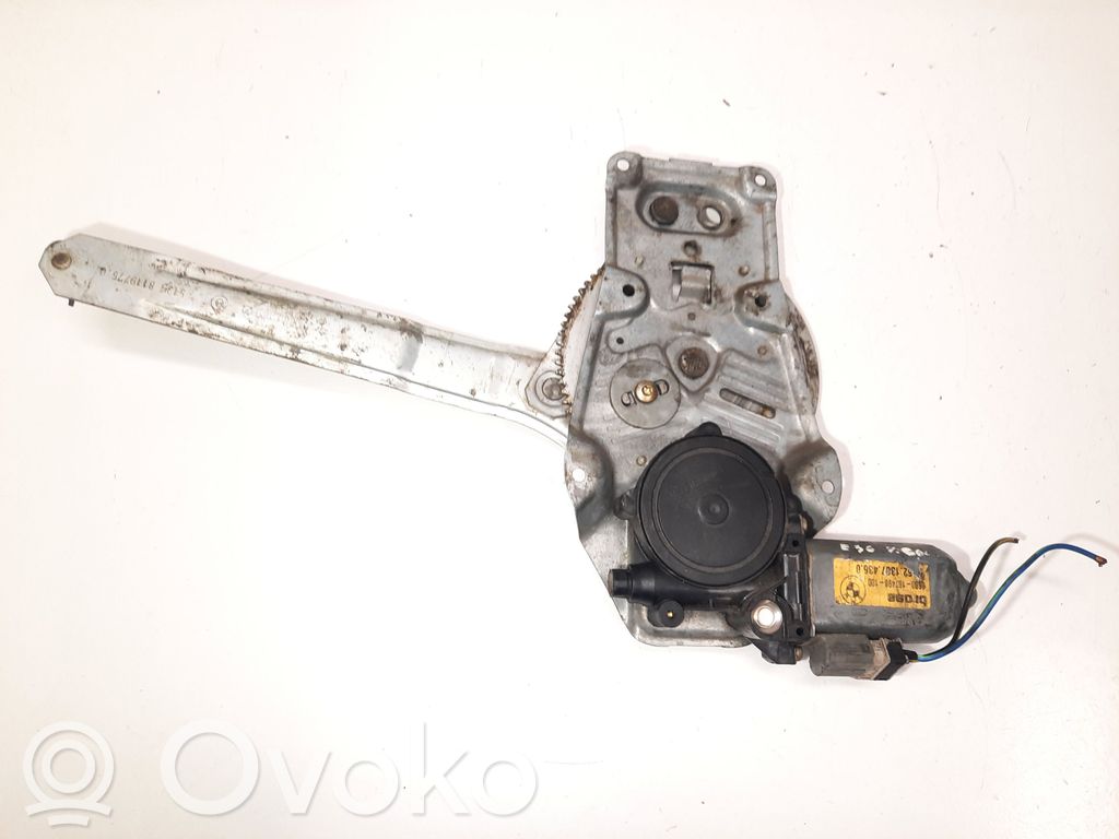 BMW 3 E36 Mécanisme lève-vitre de porte arrière avec moteur 