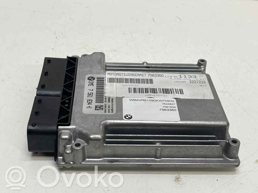Unidad de control/módulo del motor   7561834,1039S10306,05F237159