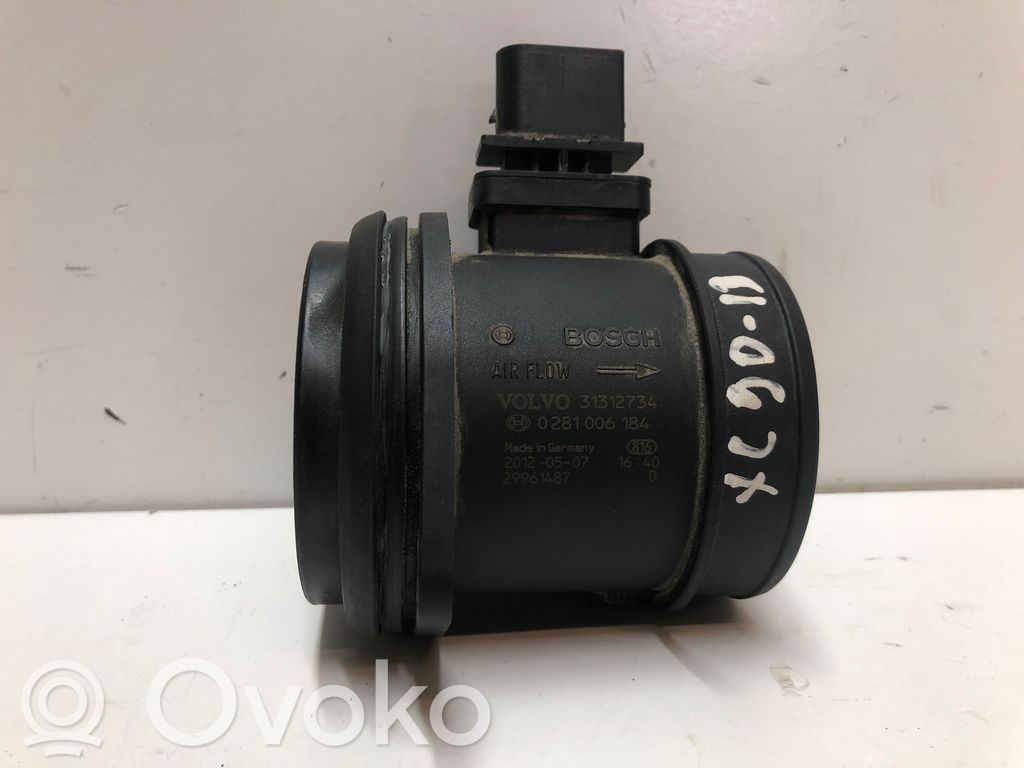 Przepływomierz masowy powietrza MAF   31312734,29961487,0281006184