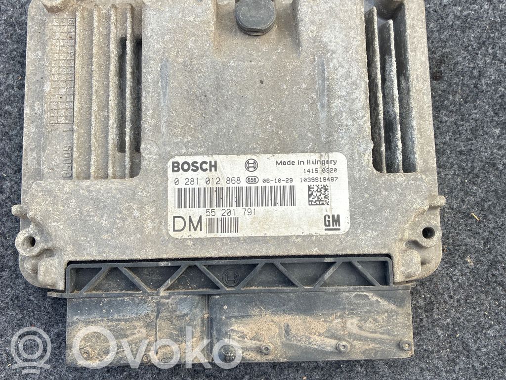 Engine control unit/module   1039S19487,55201791,0281012868