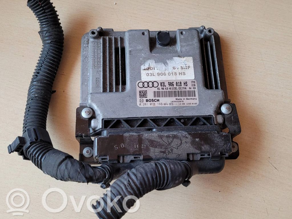 Engine control unit/module   03L906018HR,0281018168,03L906018HS