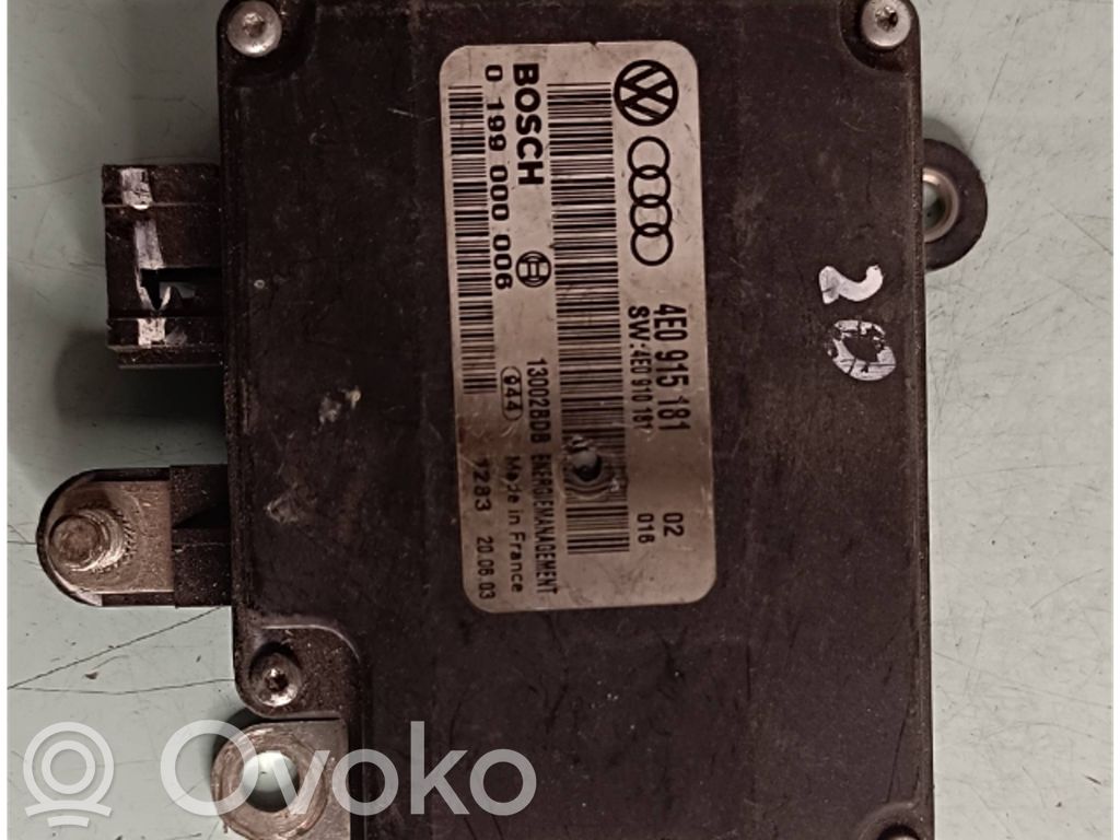 Sonstige Steuergeräte / Module   4E0915181,4E0910181,13002BDB
